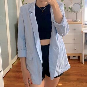 Baby blue blazer